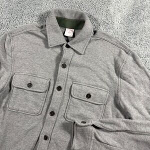 Brooks Brothers Cotton Button Flannel Jacket Overshirt Work Pockets Size Medium